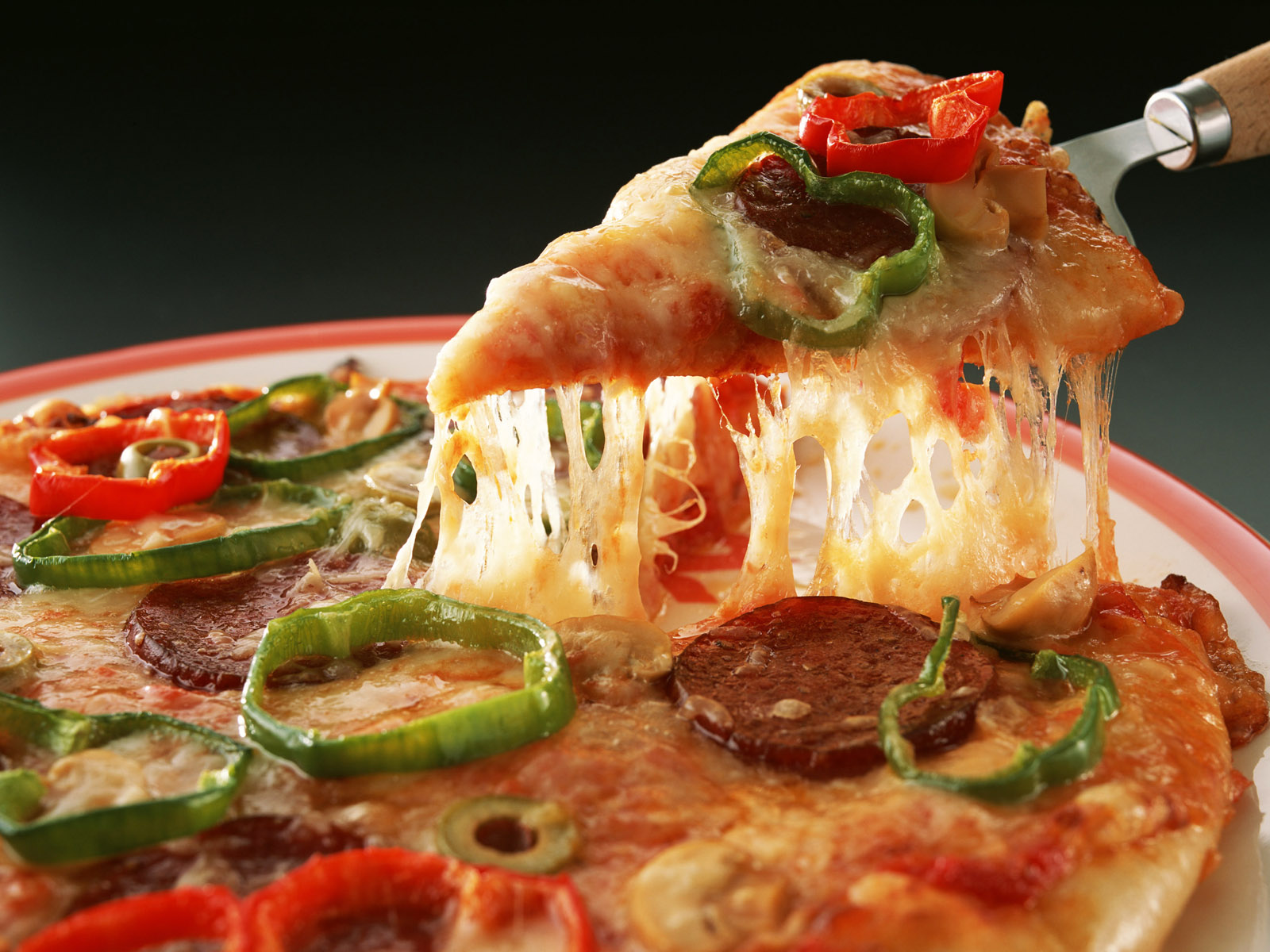 Pizza média