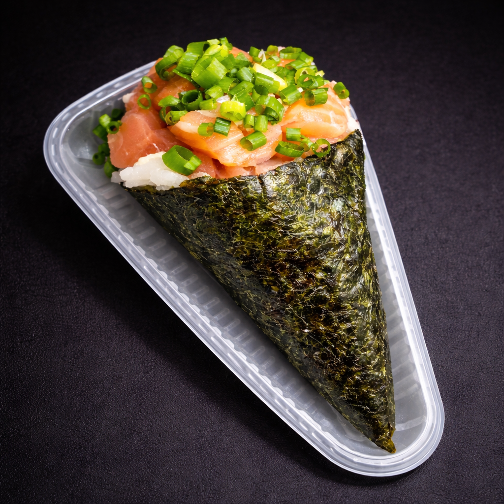 Temaki de salmão