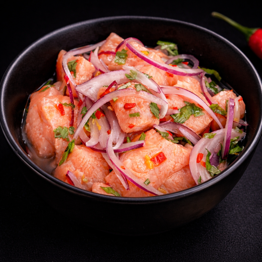 Ceviche de salmão 160g