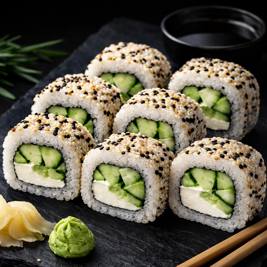 Uramaki de pepino 8un