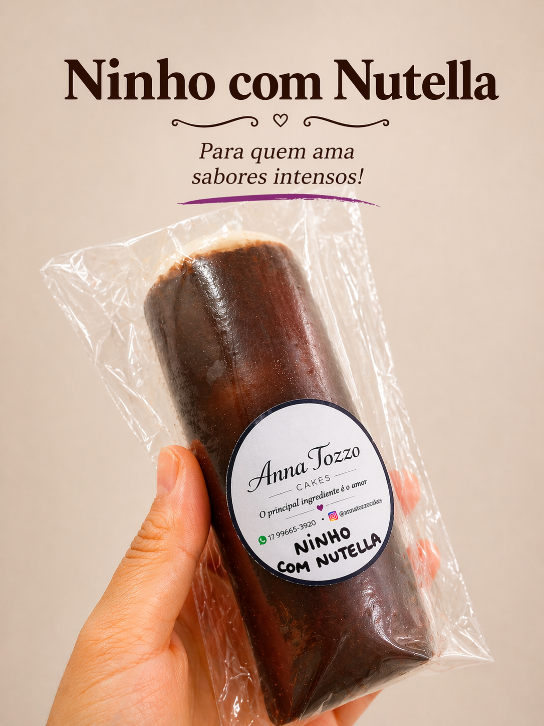 Geladinho Gourmet Ninho com Nutella